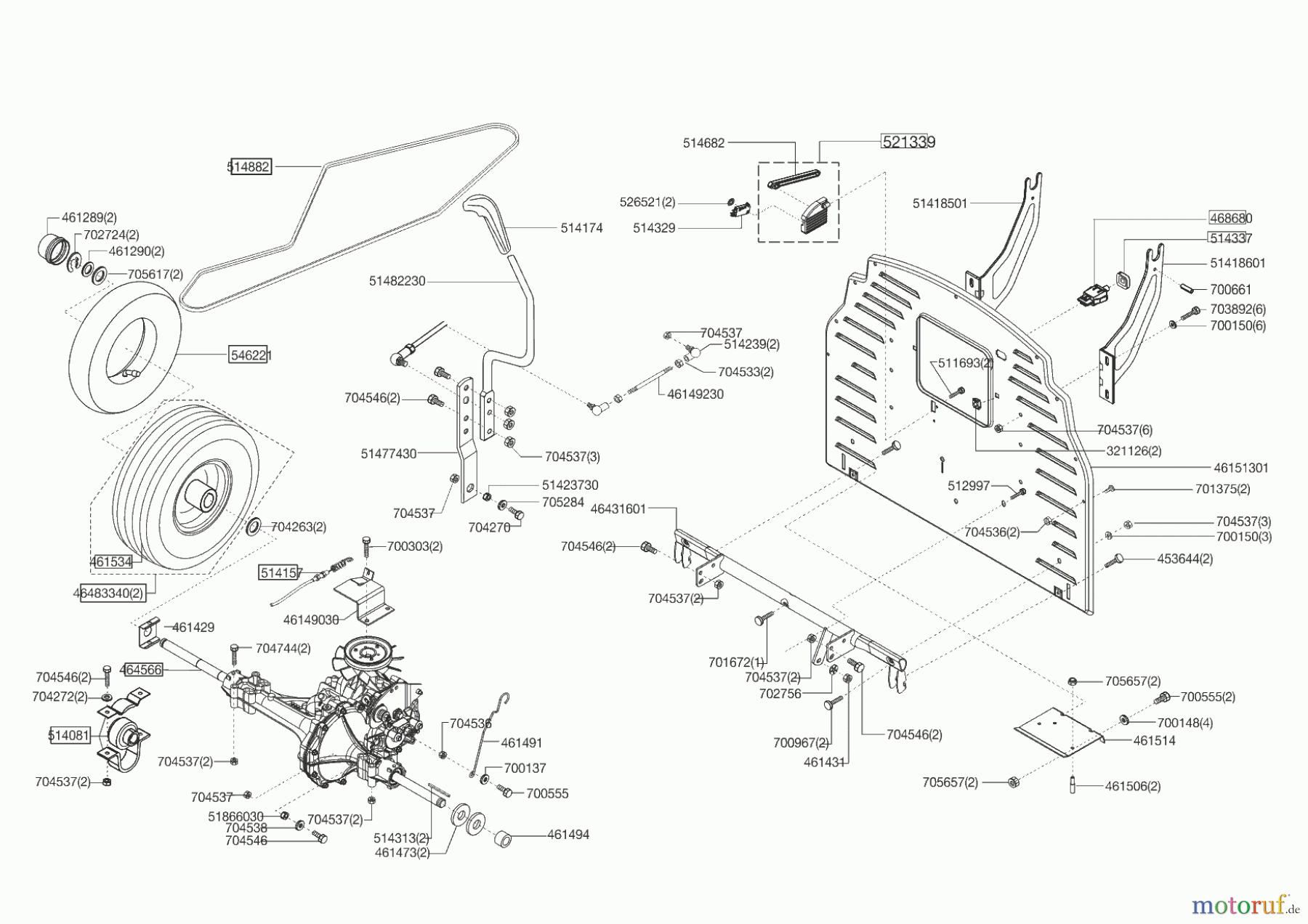 Powerline Gartentechnik Rasentraktor T 15-92 HD-A Edition 12/2013 Seite 3