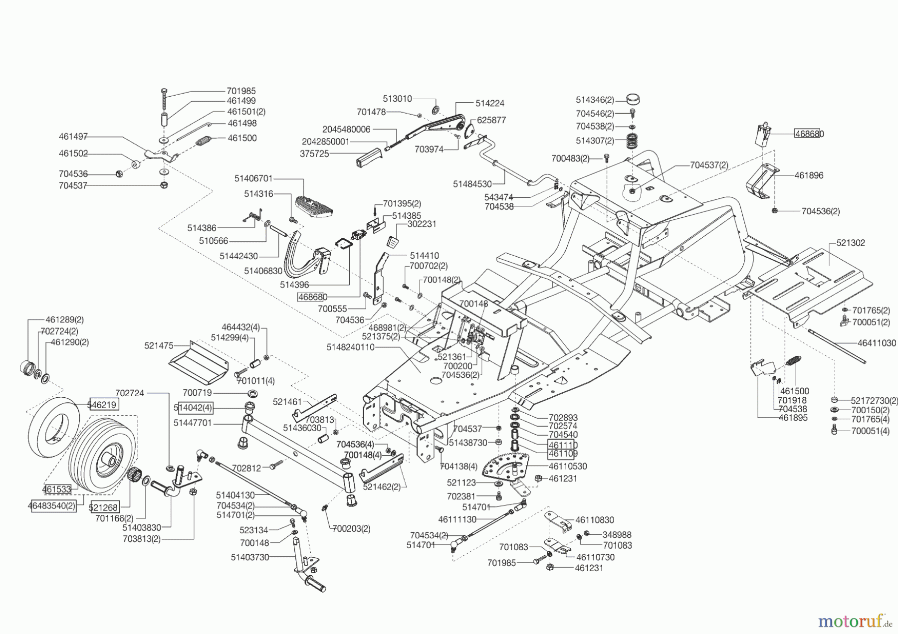  Powerline Gartentechnik Rasentraktor T 16-92 HD-H Edition  12/2013 Seite 2