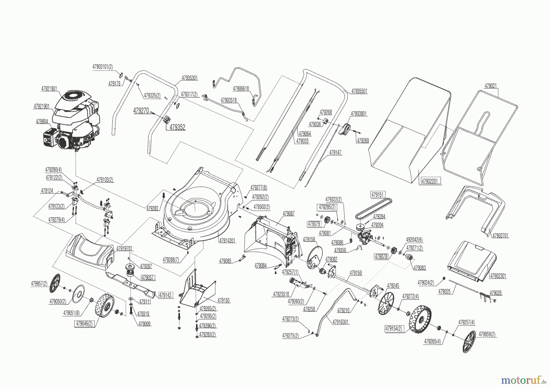 Greenzone Gartentechnik Benzinrasenmäher 520 S XL MOWER 01/2014 Seite 1