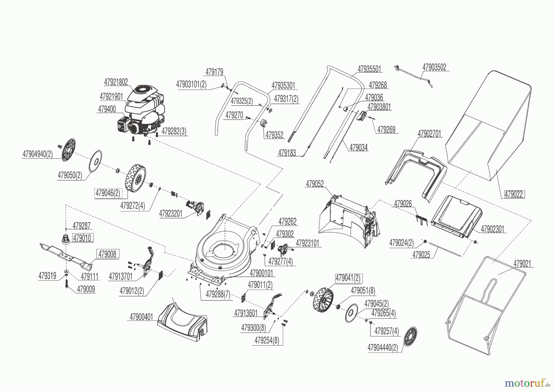AL-KO Gartentechnik Benzinrasenmäher PM 46 P 01/2014 - 11/2015 Seite 1