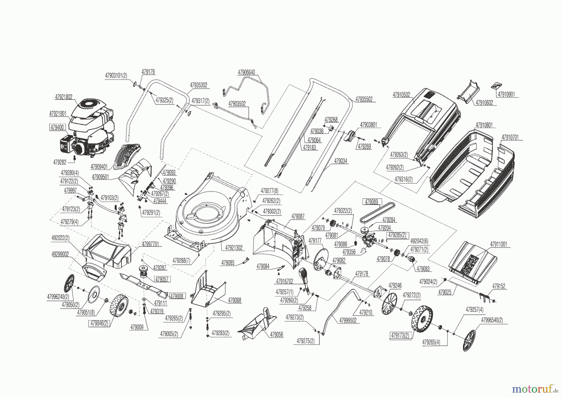 AL-KO Gartentechnik Benzinrasenmäher 4.64 SP-S + GUDENAA 01/2014 Seite 1