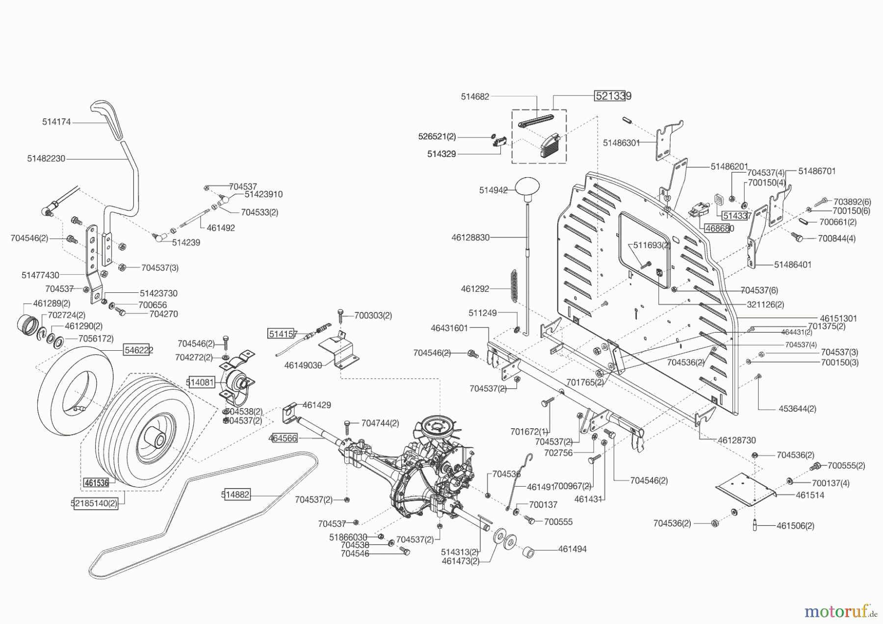Powerline Gartentechnik Rasentraktor T15-92 HD-A EDITION 02/2014 Seite 3