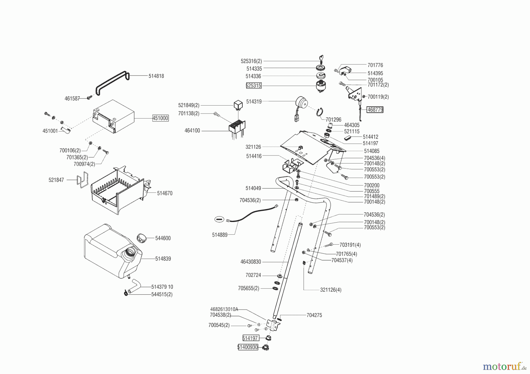 Hanseatic Gartentechnik Rasentraktor T 954 HD-A 02/2014 Seite 6