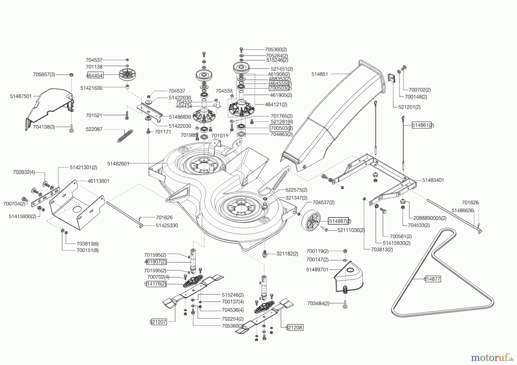 AL-KO Gartentechnik Rasentraktor T13-102 HD SUPER HVC 02/2014 Seite 5