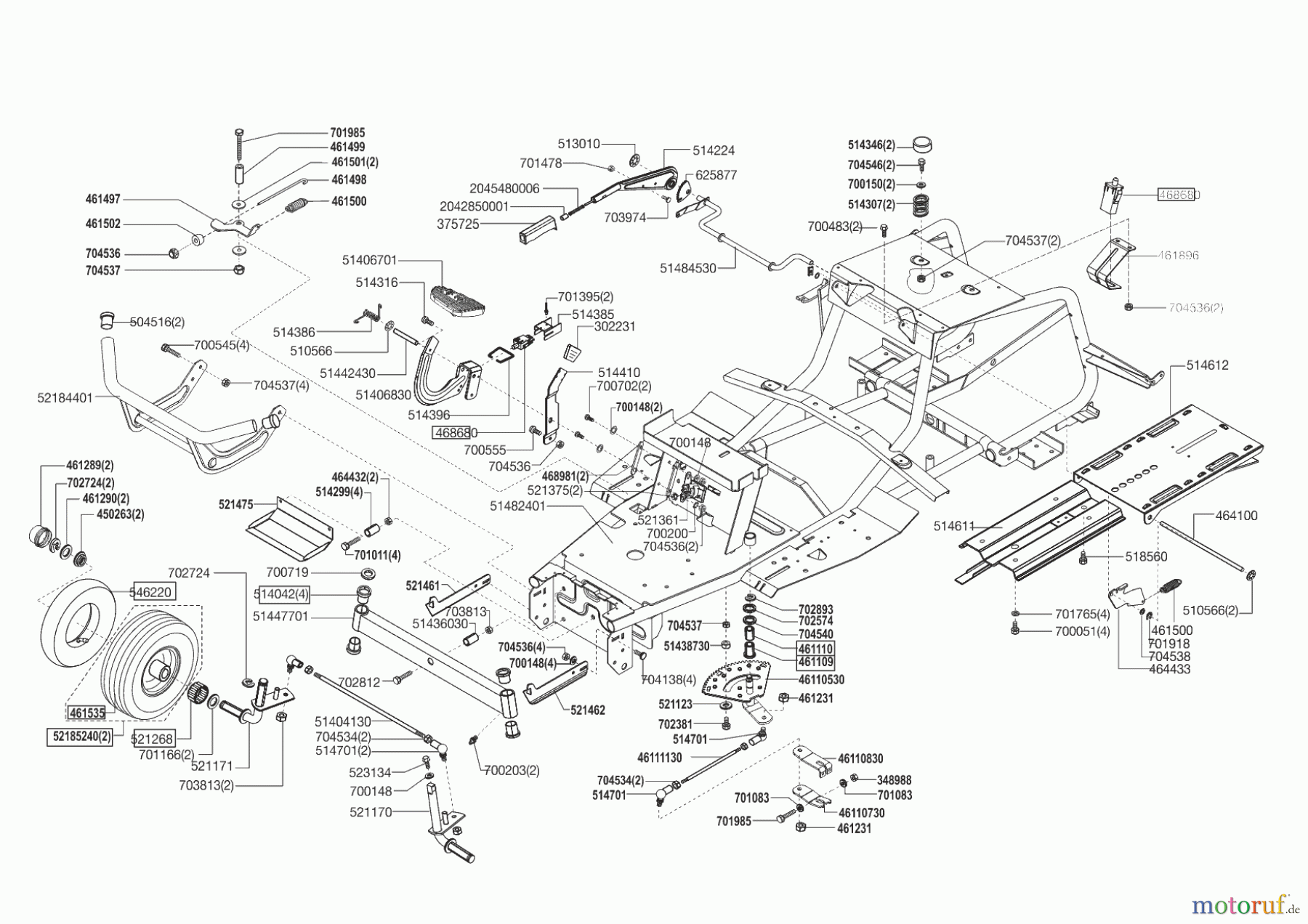 AL-KO Gartentechnik Rasentraktor T17-102 SUPER HVC 02/2014 Seite 2