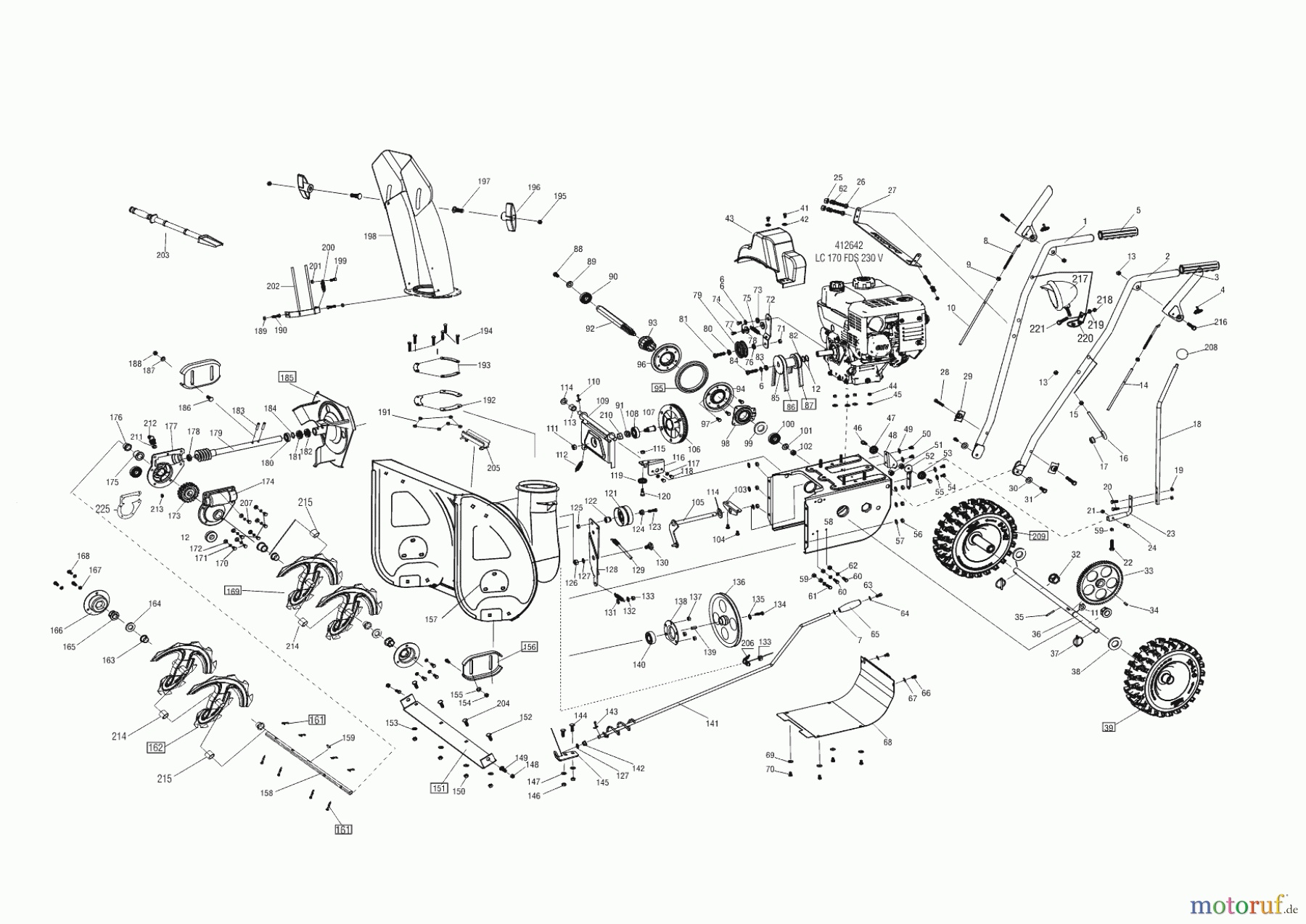 AL-KO Gartentechnik Schneefräse 620 E II Snowline ab 07/2014 Seite 1