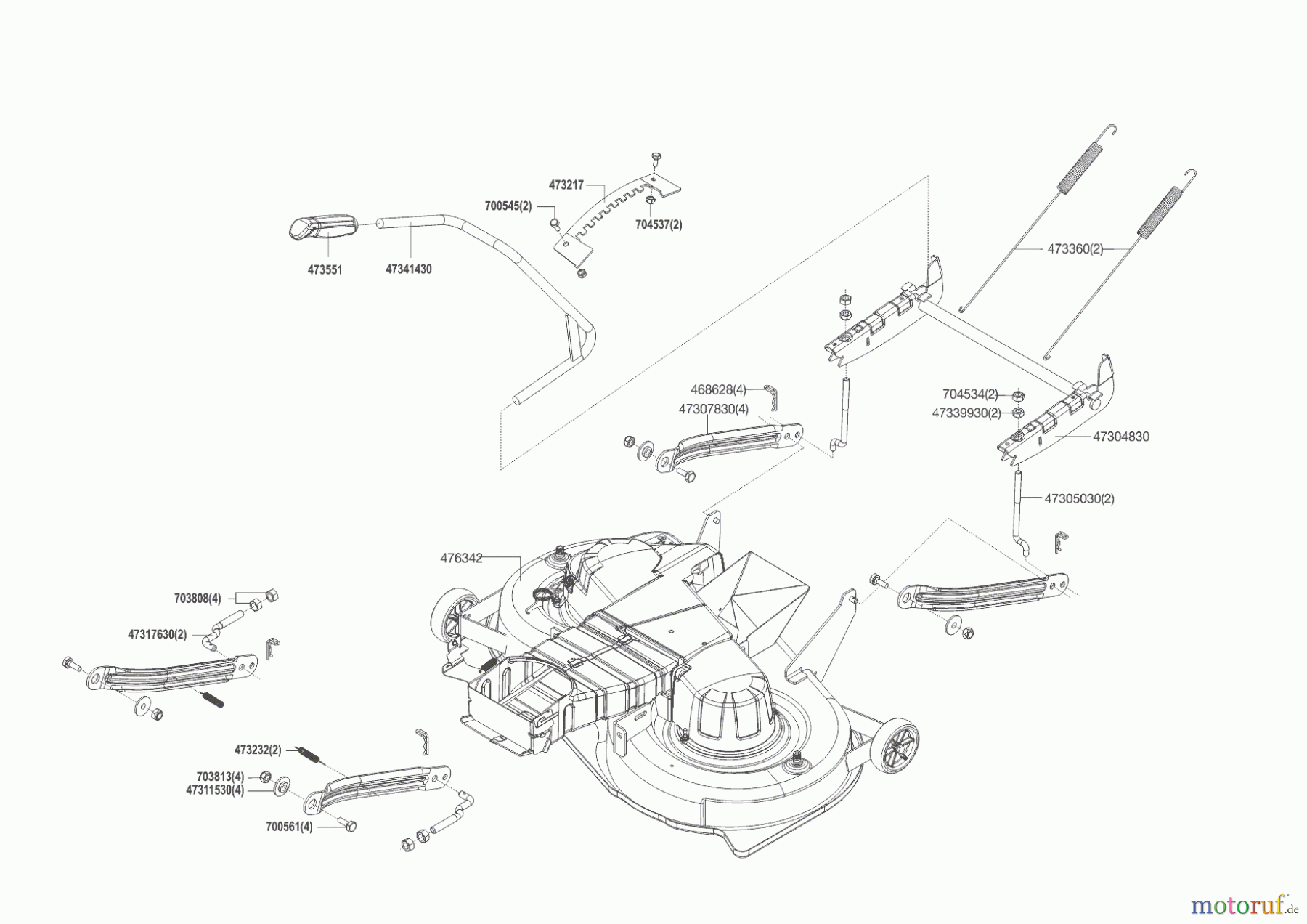  Powerline Gartentechnik Rasentraktor T20-105.4 HDE V2  09/2014 - 09/2016 Seite 5