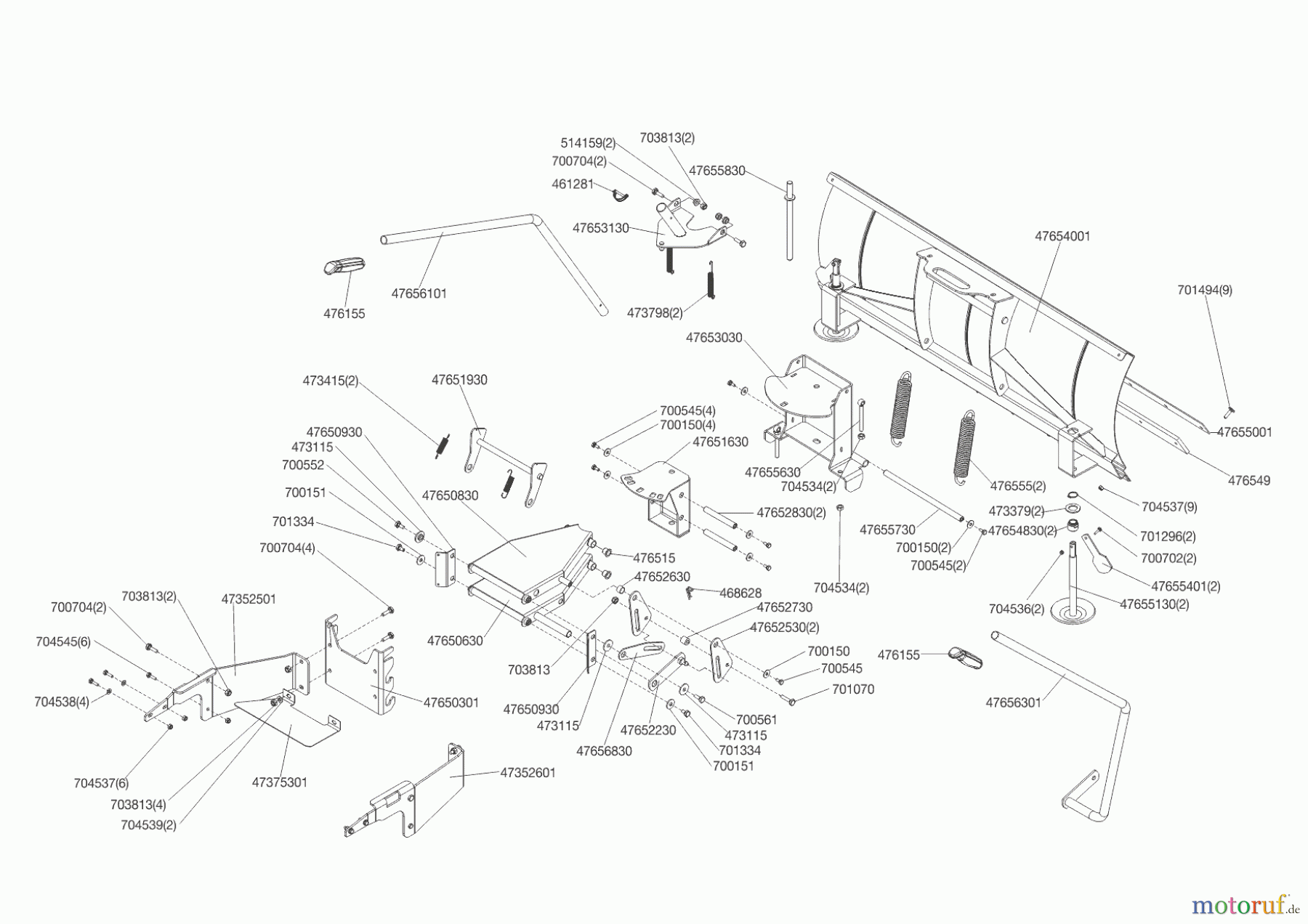  Powerline Gartentechnik Zubehör Gartentechnik SCHNEESCHILD + ANBAURAHMEN TRAKTOR  02/2015 - 05/2015 Seite 1