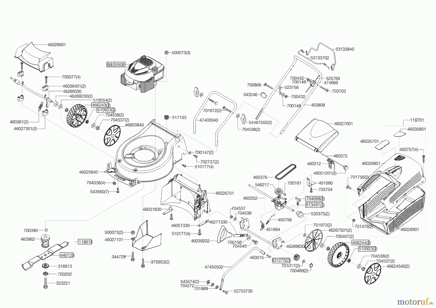 AL-KO Gartentechnik Benzinrasenmäher Plus 3 R 02/2015 - 03/2015 Seite 1
