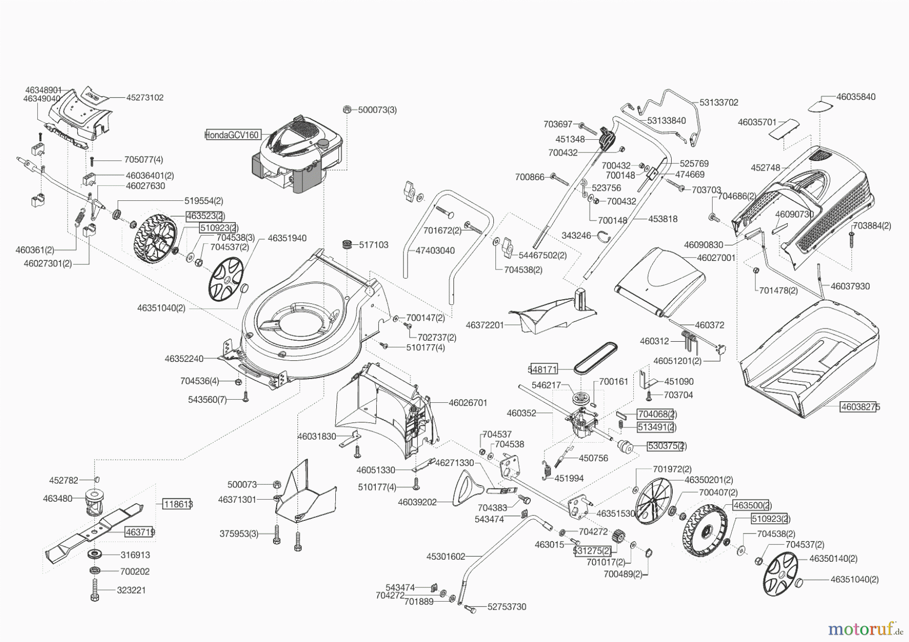AL-KO Gartentechnik Benzinrasenmäher 4210 HPD Easy-Mow 02/2015 - 03/2015 Seite 1