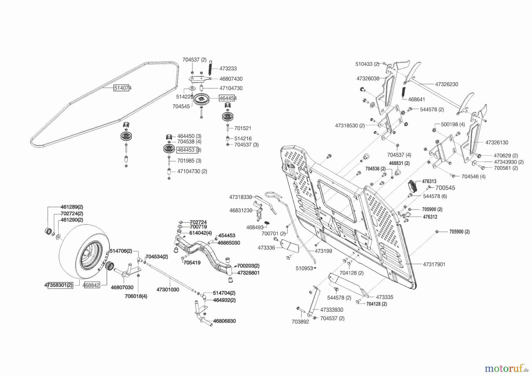  Solo by AL-KO Gartentechnik Rasentraktor T 16-95.5 HD V2  02/2015 - 03/2015 Seite 3