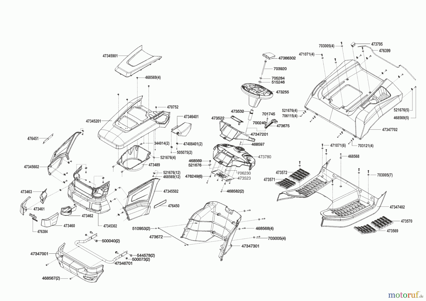  Solo by AL-KO Gartentechnik Rasentraktor T 23-125.5 HDE V2  02/2015 - 05/2015 Seite 1