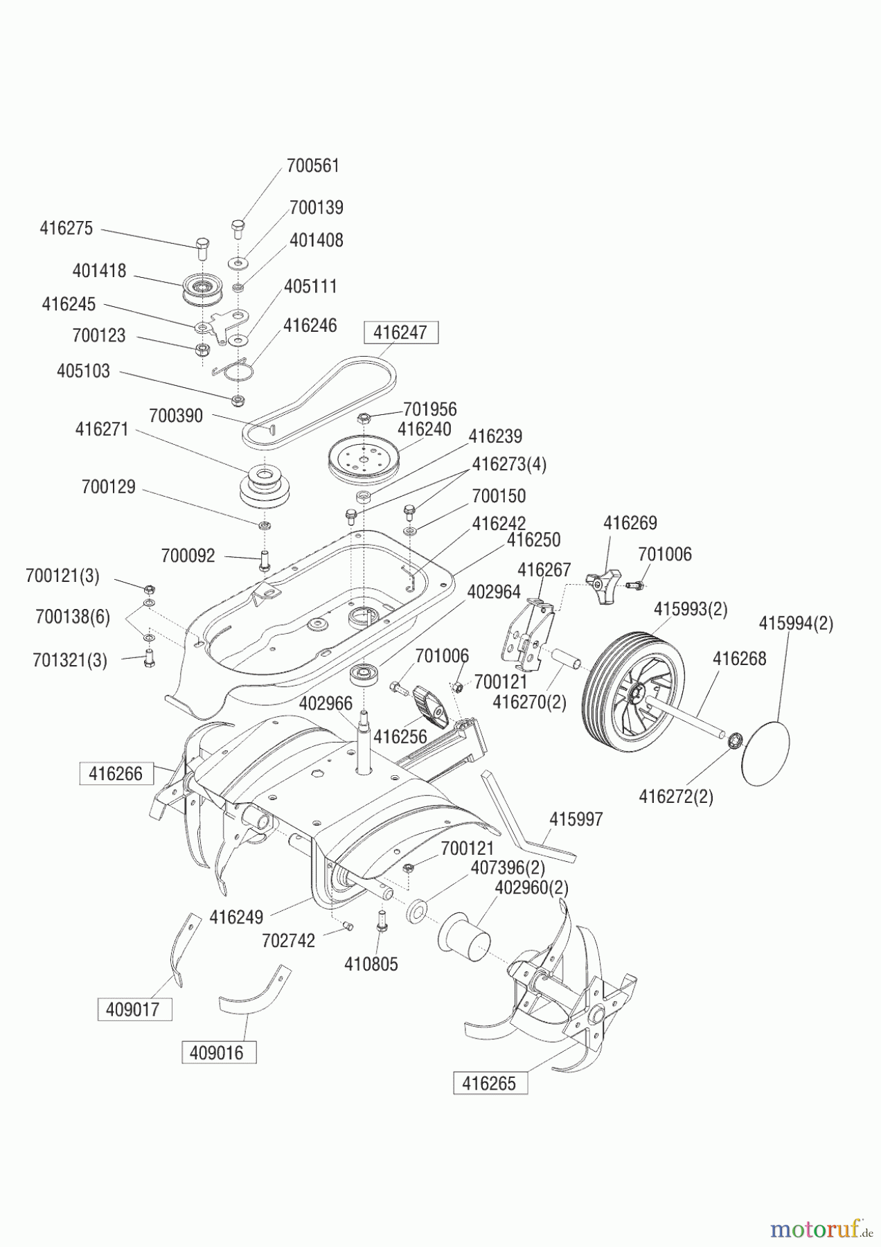 AL-KO Gartentechnik Motorhacken MH 4005 03/2015 Seite 2