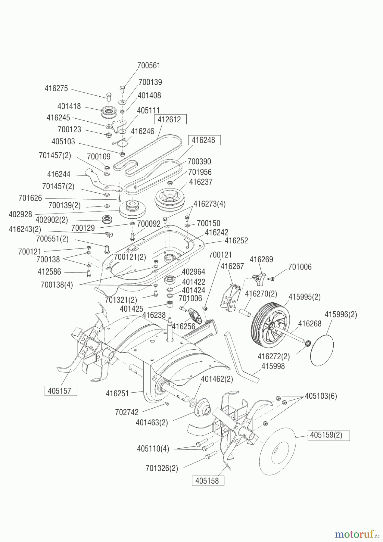 AL-KO Gartentechnik Motorhacken MH 5005 R 03/2015 Seite 2