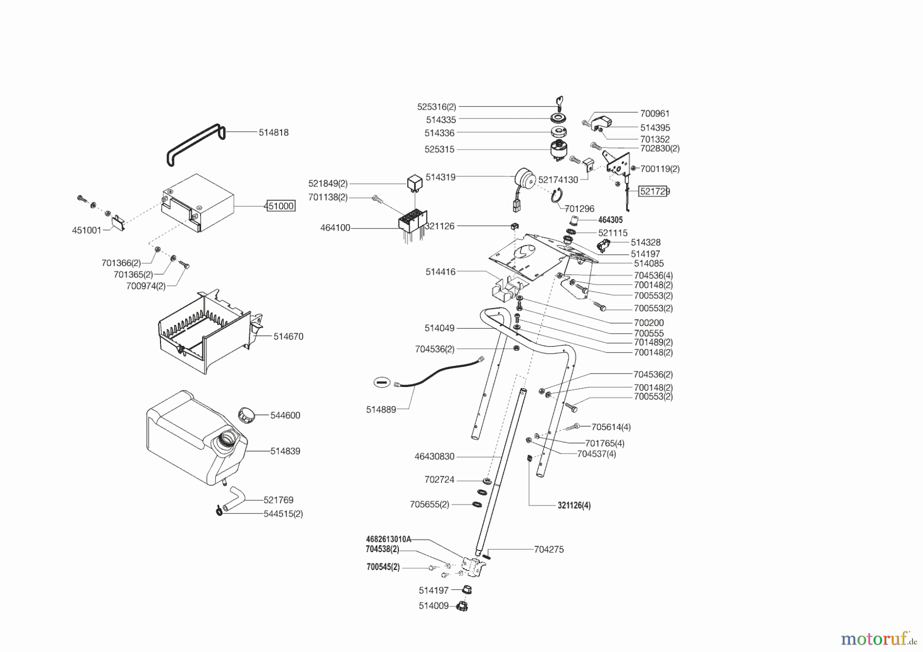 AL-KO Gartentechnik Rasentraktor T 20-102 HD Gulistan ab 03/2015 Seite 6