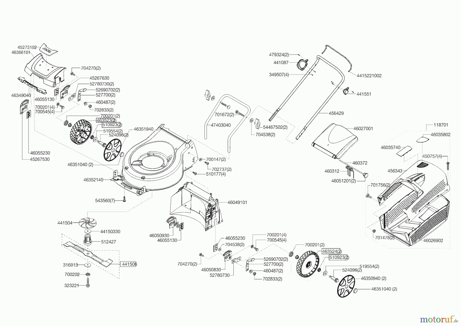  AL-KO Gartentechnik Akkurasenmäher 42.5 LI MOWEO  06/2015 - 10/2015 Seite 1