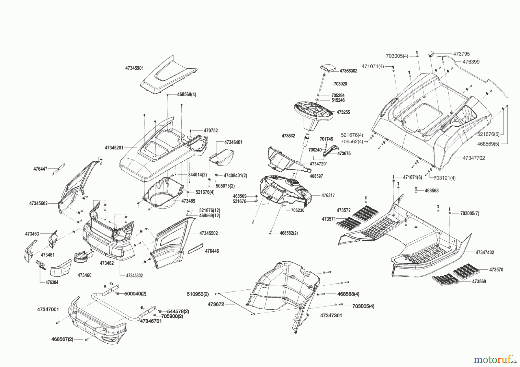  Solo by AL-KO Gartentechnik Rasentraktor T 16-105.5 HD V2  10/2015 - 03/2016 Seite 1