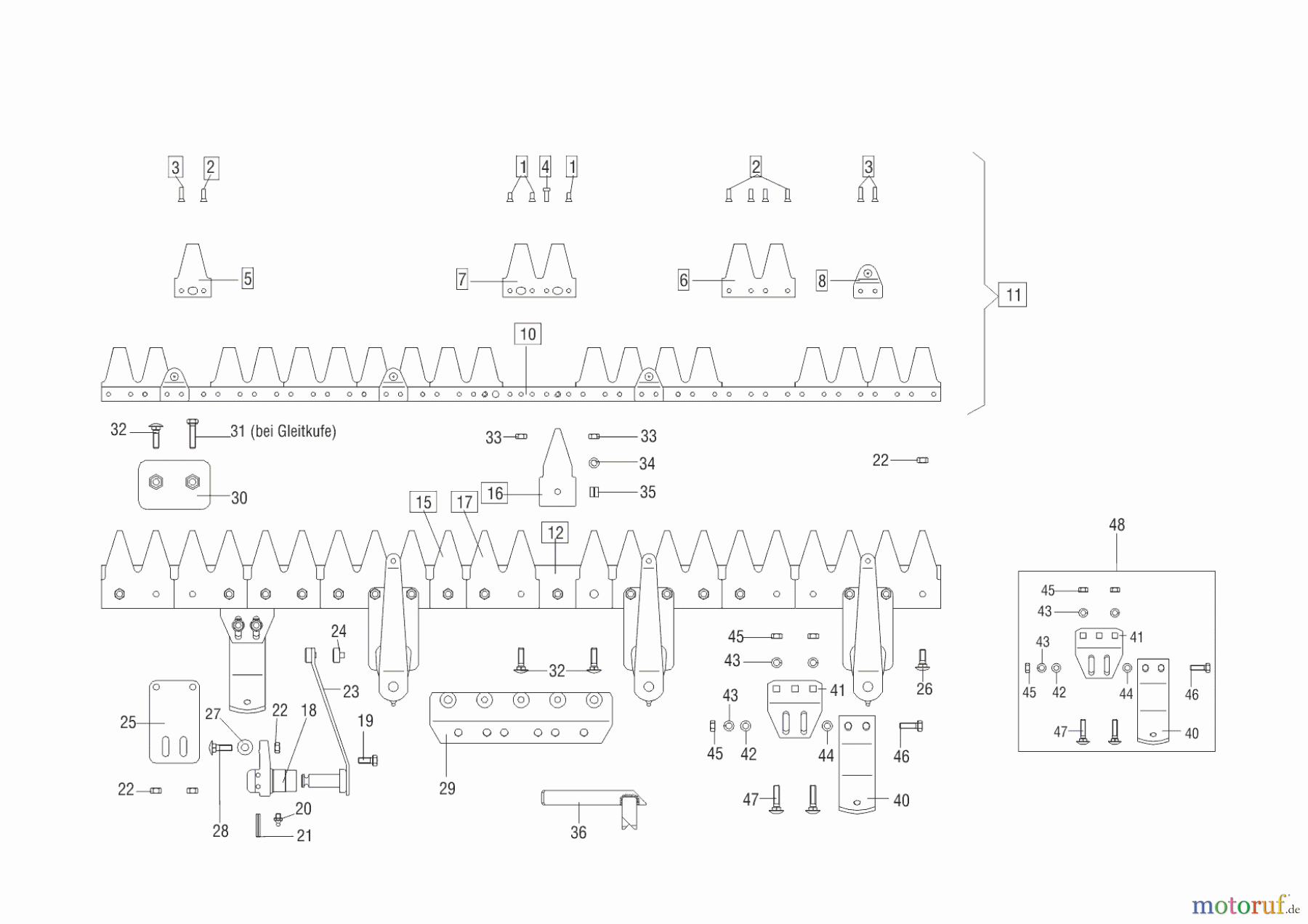 Solo by AL-KO Gartentechnik Zubehör Gartentechnik MESSERBALKEN 117CM - KOMMUNAL 01/2016 Seite 1