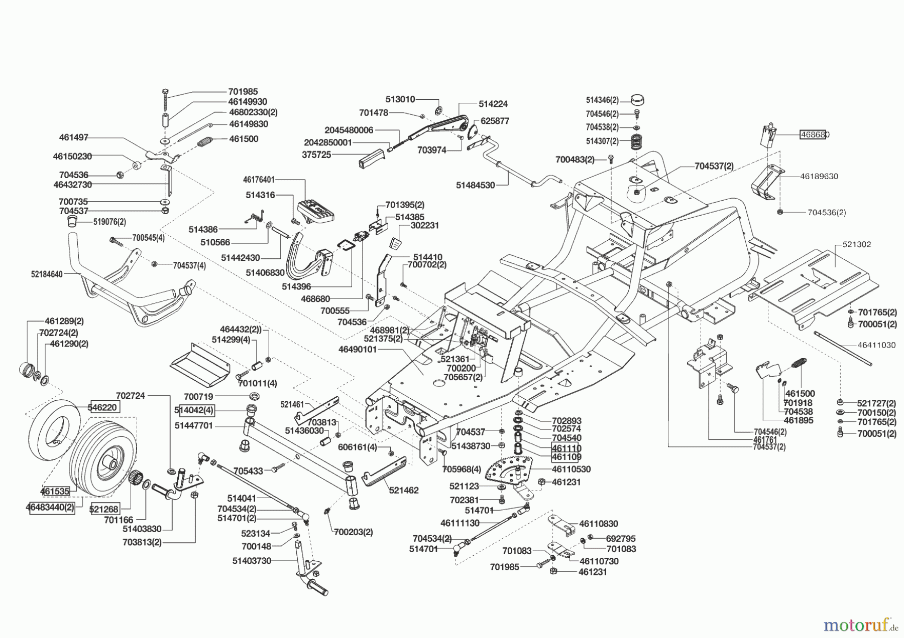 AL-KO Gartentechnik Rasentraktor T16-102 HD EDITION  03/2016 - 09/2016 Seite 2