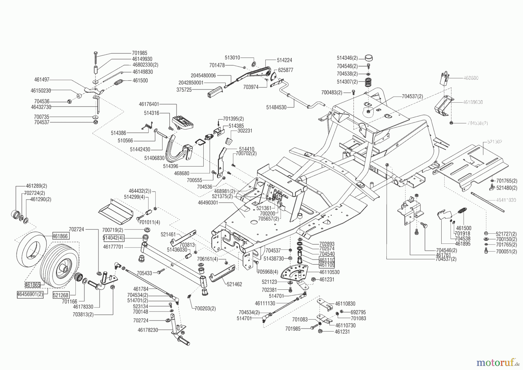  Solo by AL-KO Gartentechnik Rasentraktor T16-110.6 HDS V2  03/2016 - 09/2016 Seite 2