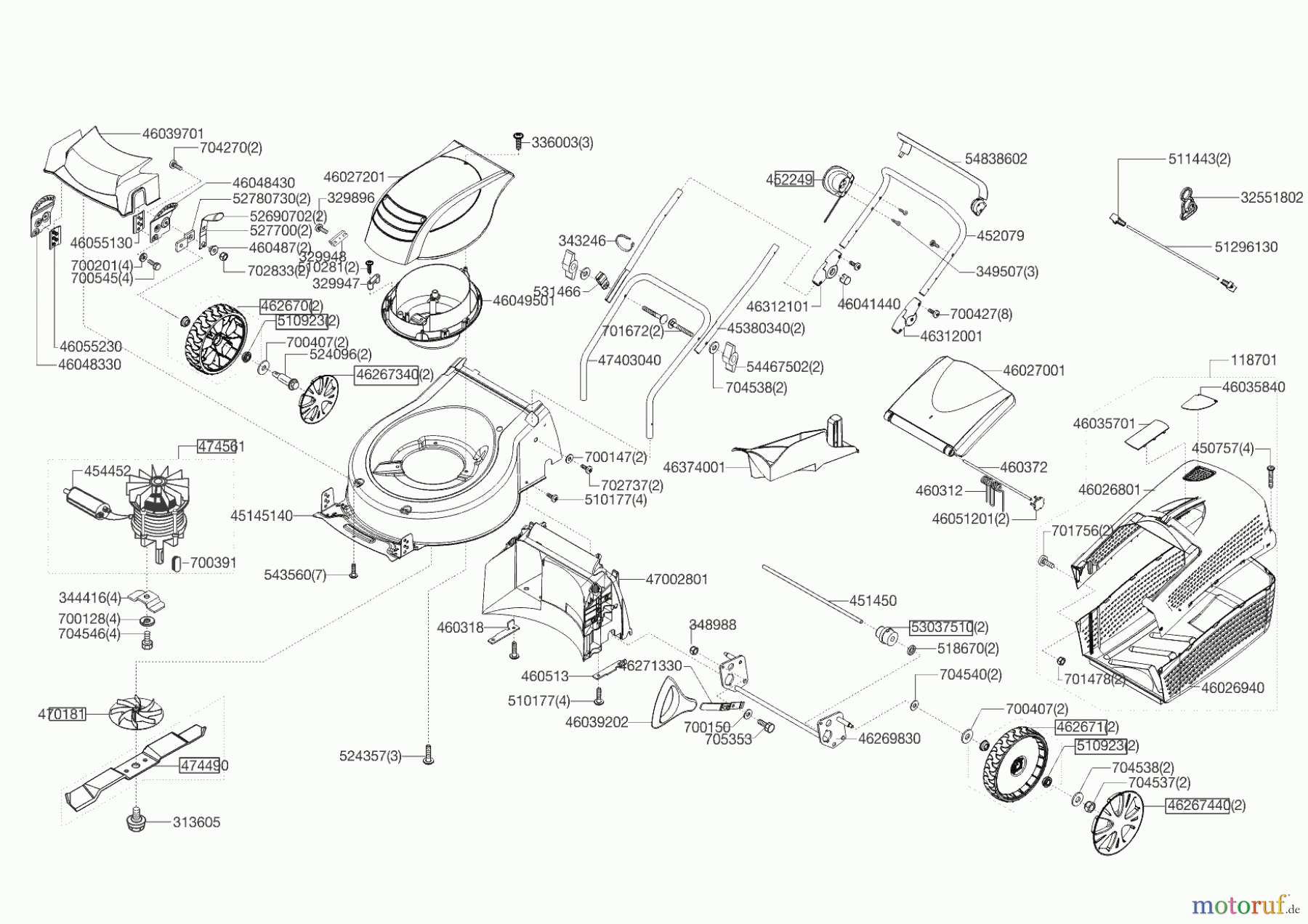 AL-KO Gartentechnik Elektrorasenmäher SILVER 470 E ab 09/2016 Seite 1