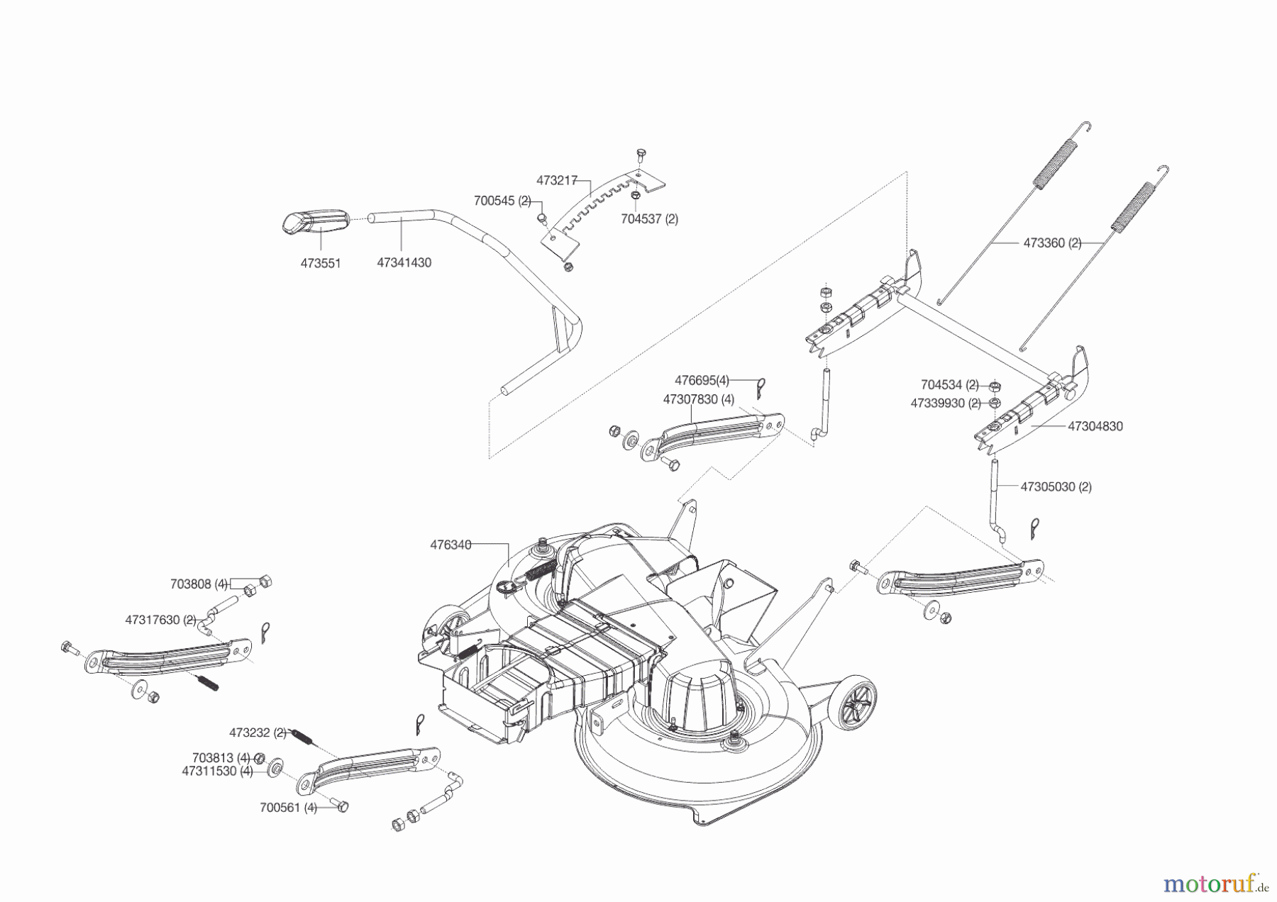 Powerline Gartentechnik Rasentraktor T 18-95.4 HD 09/2016 - 02/2019 Seite 5