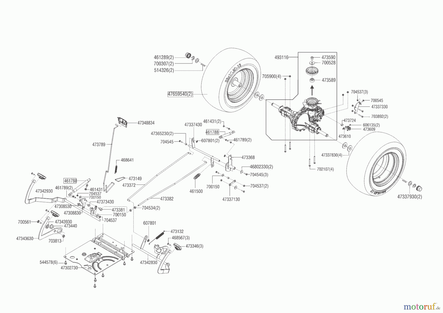  Powerline Gartentechnik Rasentraktor T20-105.4 HDE V2  09/2016 - 02/2019 Seite 4