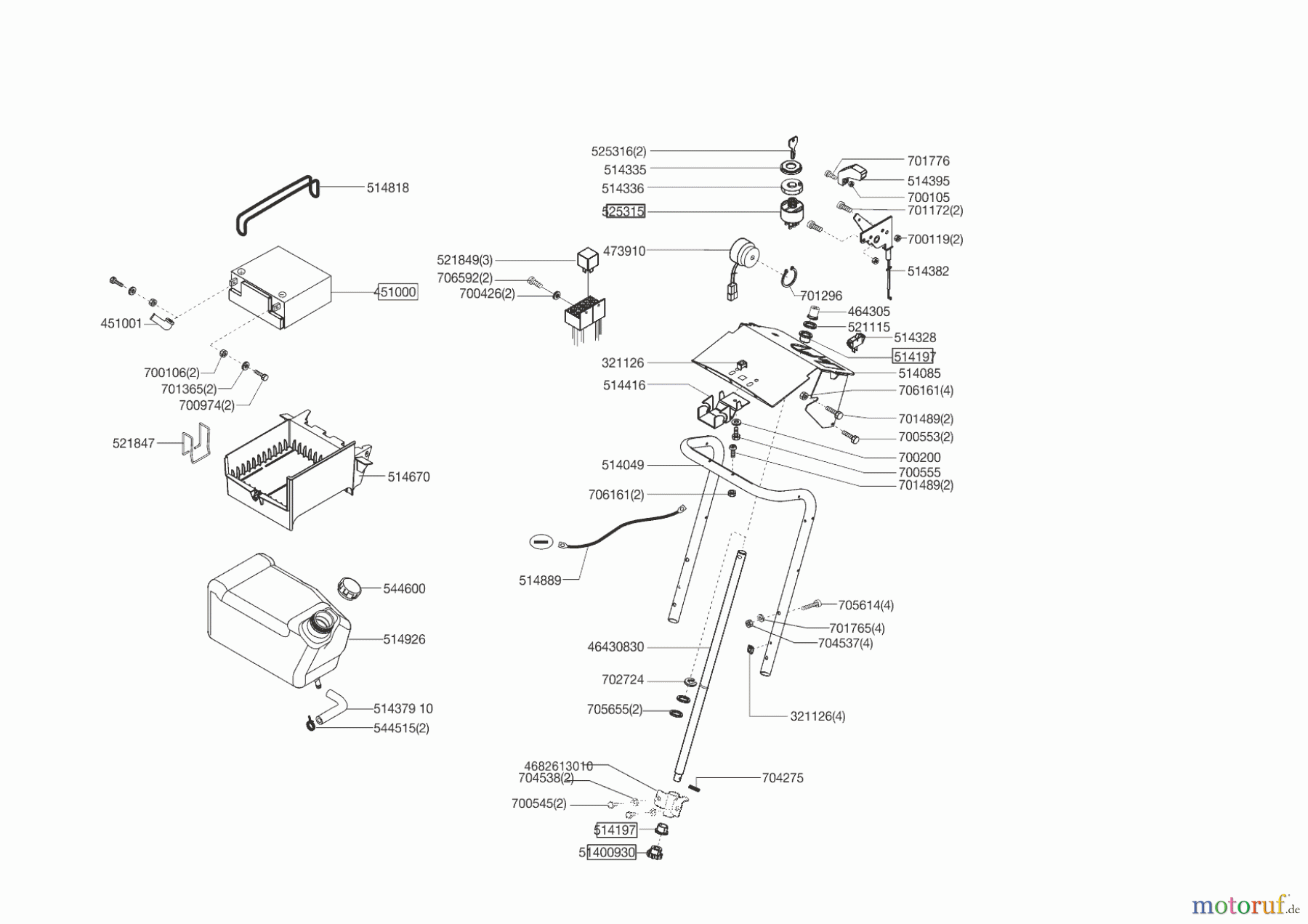 AL-KO Gartentechnik Rasentraktor T13-92 HD PRO HVC ab 09/2016 Seite 8