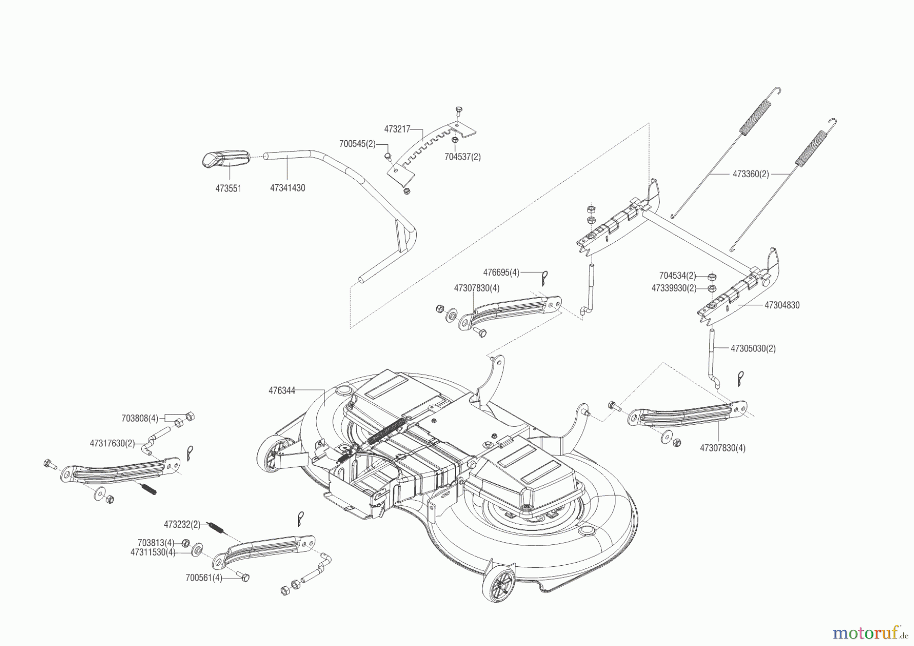 Solo by AL-KO Gartentechnik Rasentraktor T 23-125.5 HDE V2 09/2016 - 02/2019 Seite 5