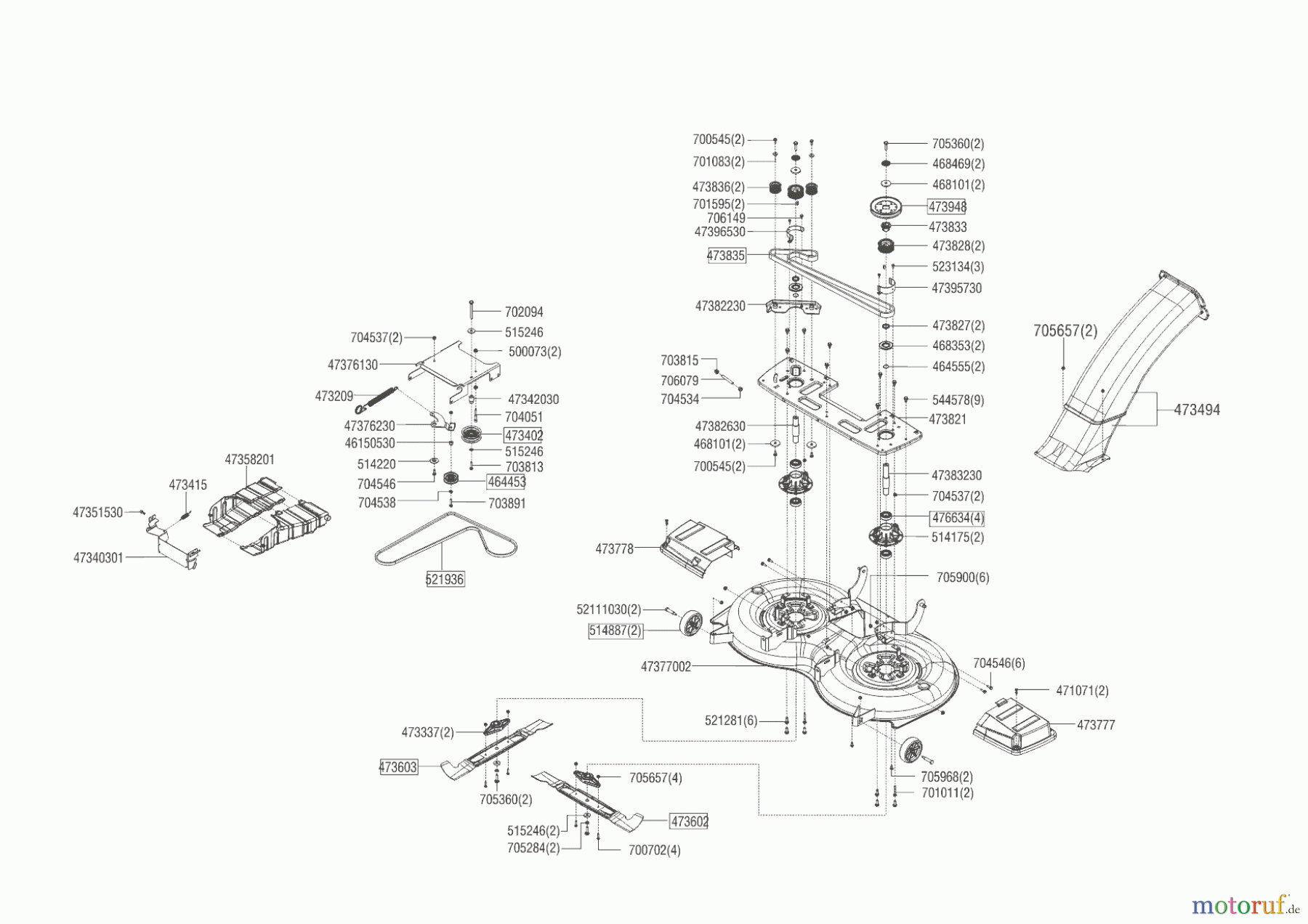 Solo by AL-KO Gartentechnik Rasentraktor T 23-125.5 HDE V2 09/2016 - 02/2019 Seite 6