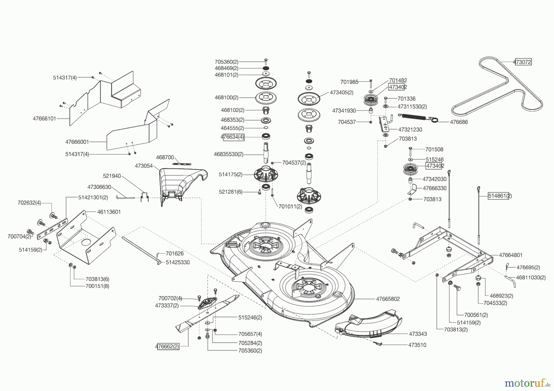 Solo by AL-KO Gartentechnik Rasentraktor T16-110.6 HDS V2 ab 09/2016 Seite 5