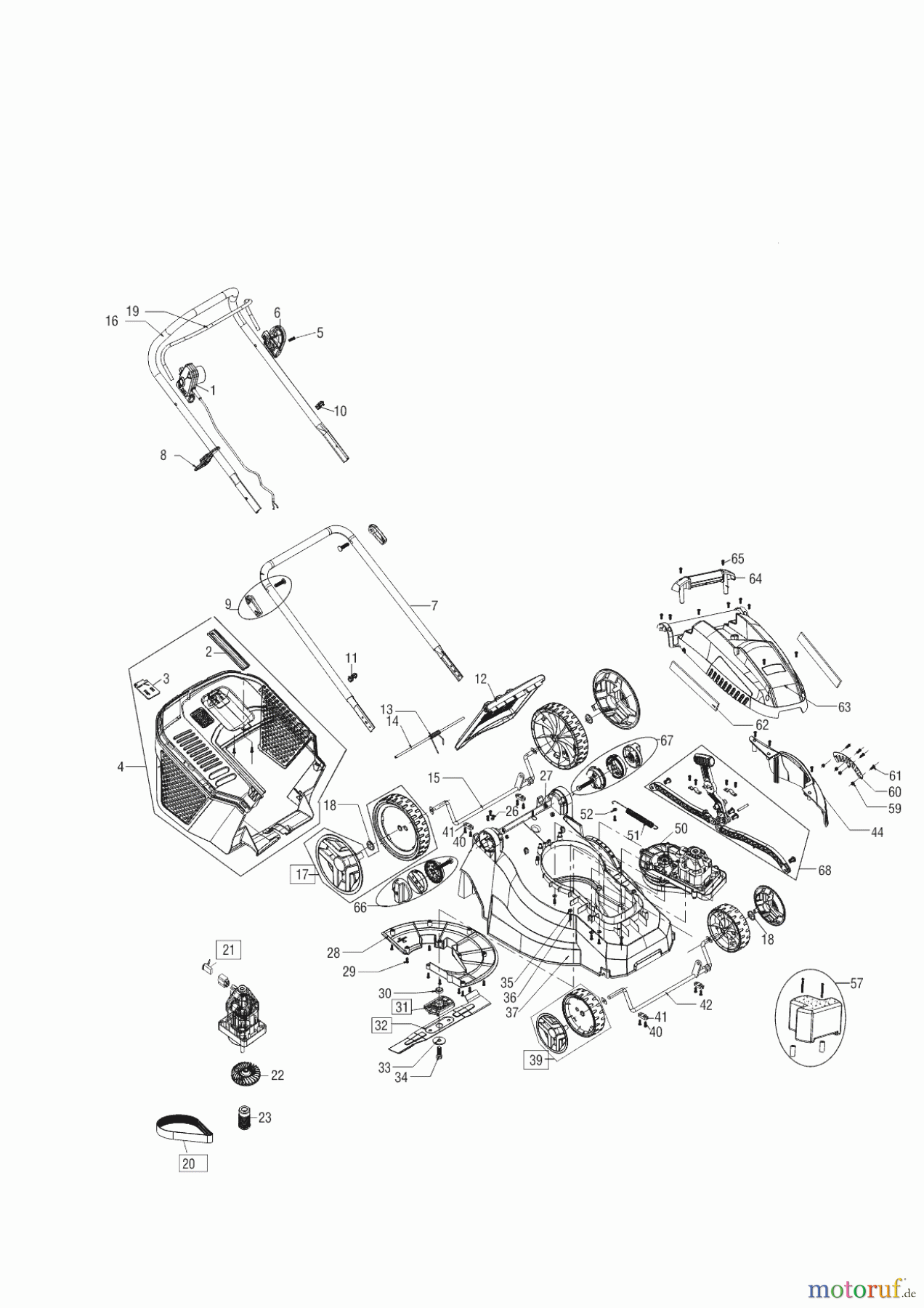 AL-KO Gartentechnik Elektrorasenmäher 3.87 E PLUS CLASSIC 11/2016 Seite 1