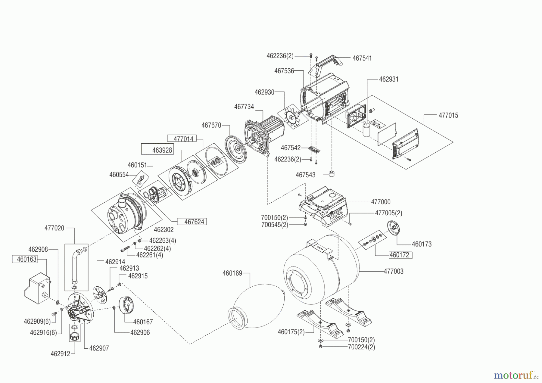 AL-KO Wassertechnik Hauswasserwerke HW 3300 Inox 03/2017 Seite 1