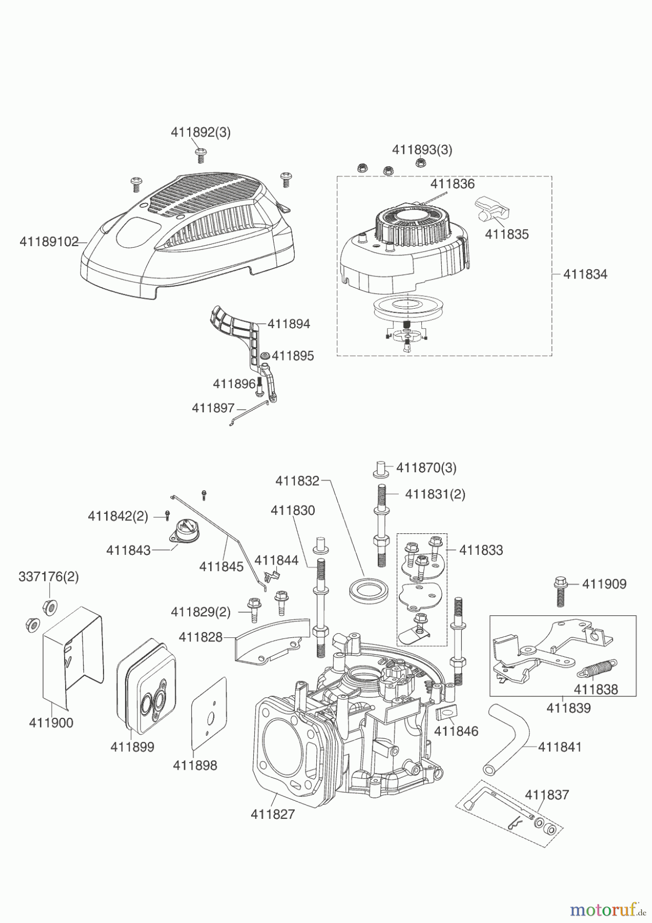 AL-KO Gartentechnik Benzinmotoren B-MOTOR PRO 160 QSS LC1P65FA R3000 EU2 08/2017 Seite 1