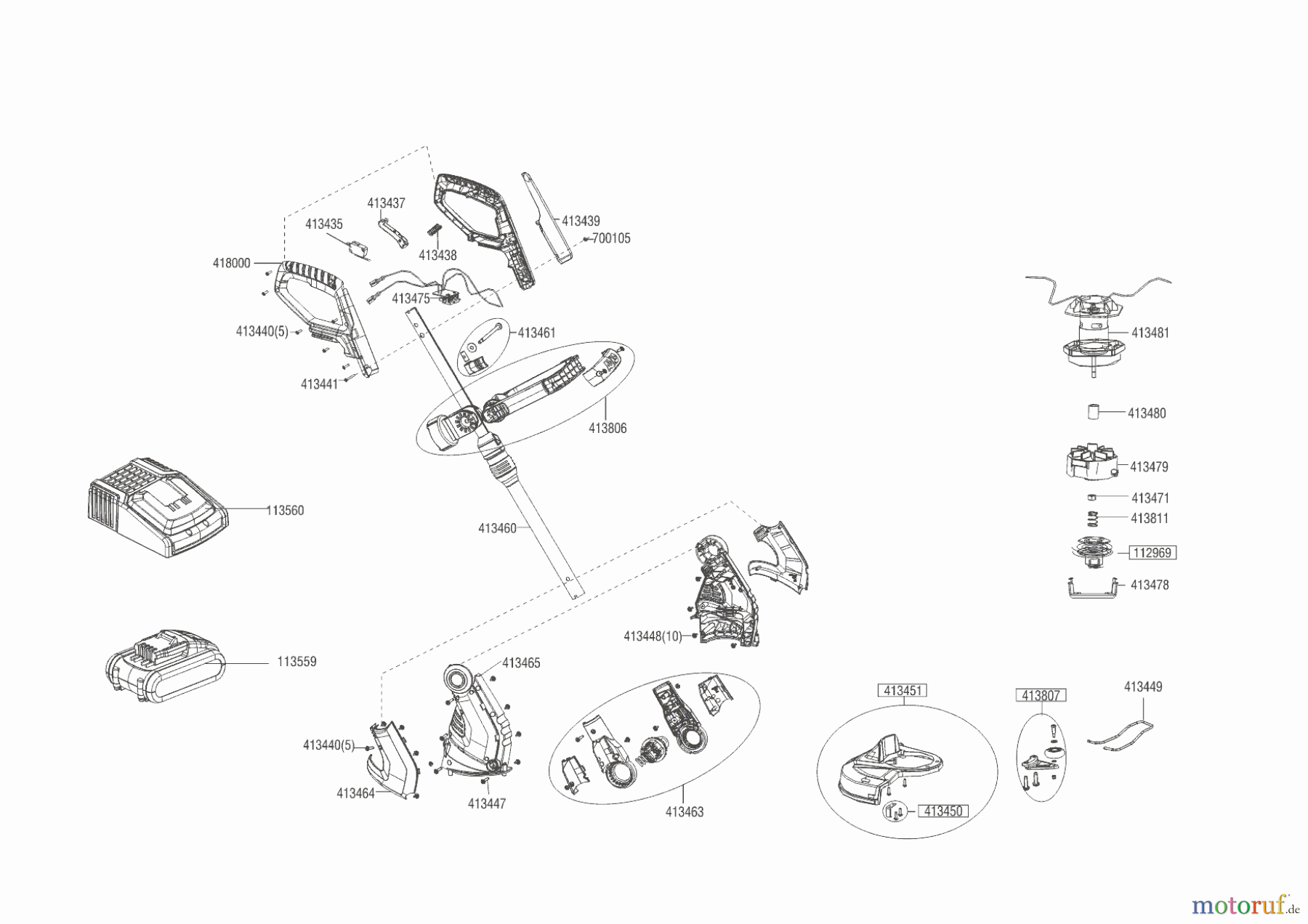 AL-KO Gartentechnik Rasentrimmer GT 2025 EASY FLEX - SET inkl. Akku/Ladegerät 01/2018 Seite 1