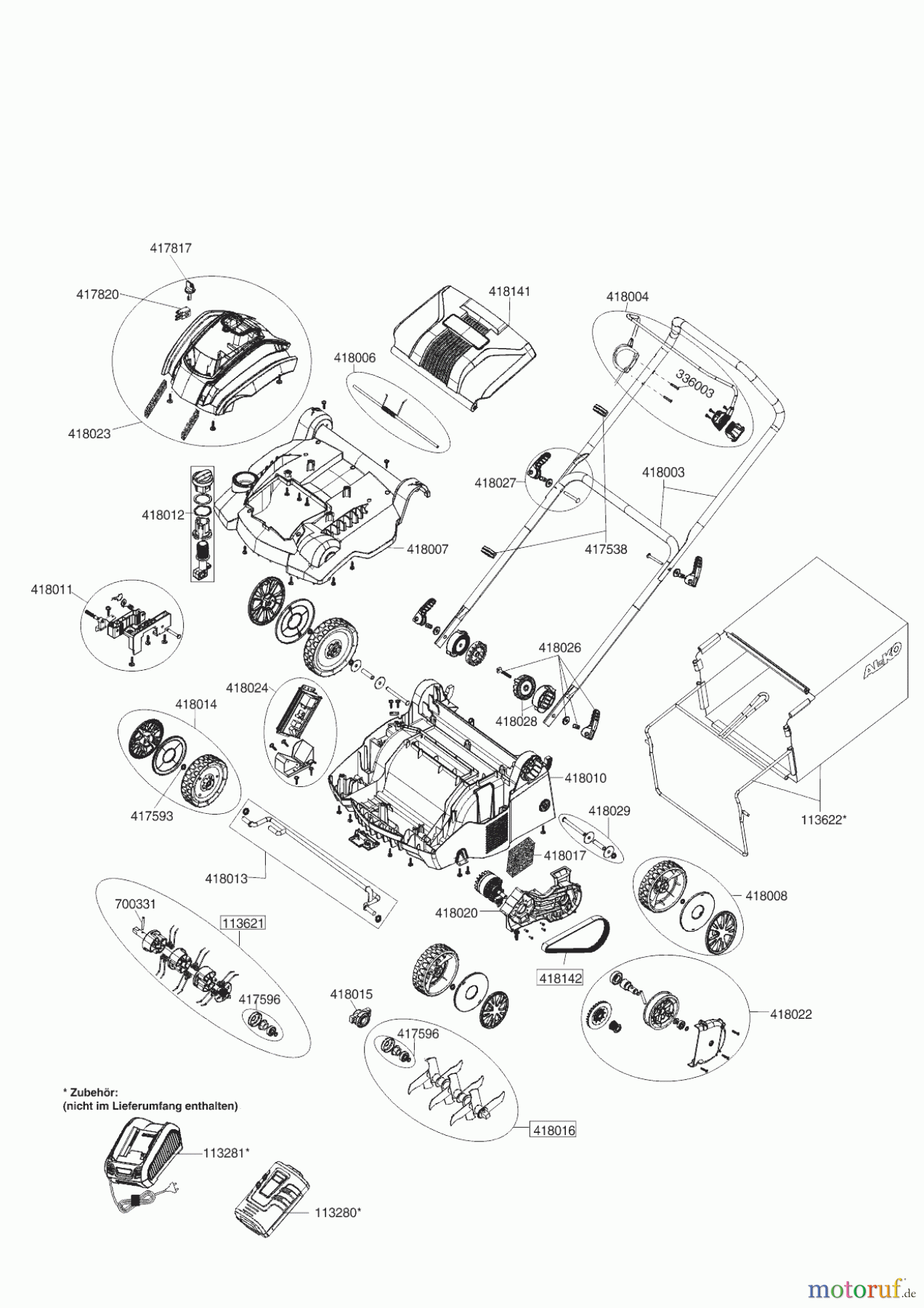 AL-KO Gartentechnik Vertikutierer SF 4036 03/2018 Seite 1