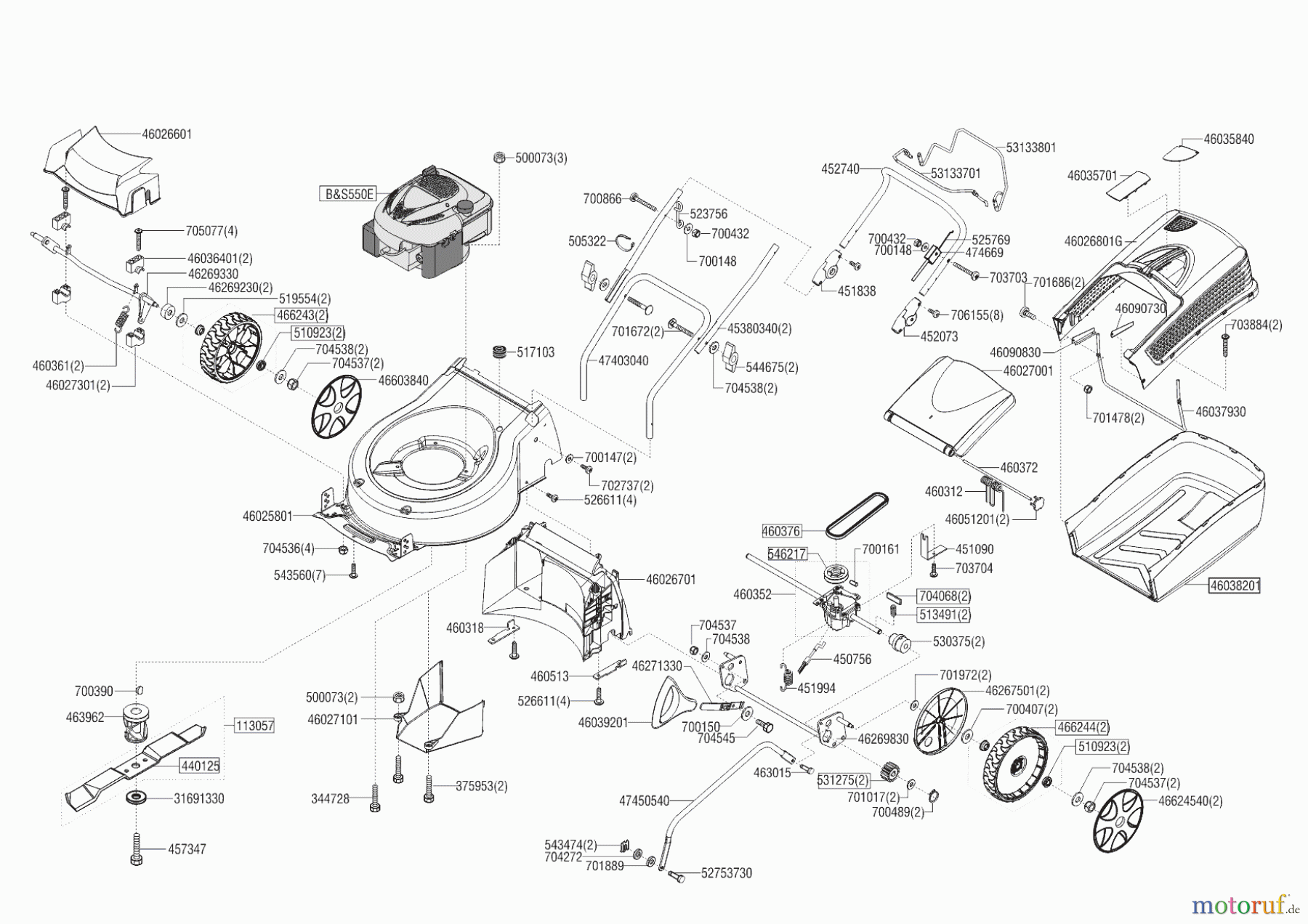 GARDENLINE Gartentechnik Benzinrasenmäher GL 46 03/2018 Seite 1