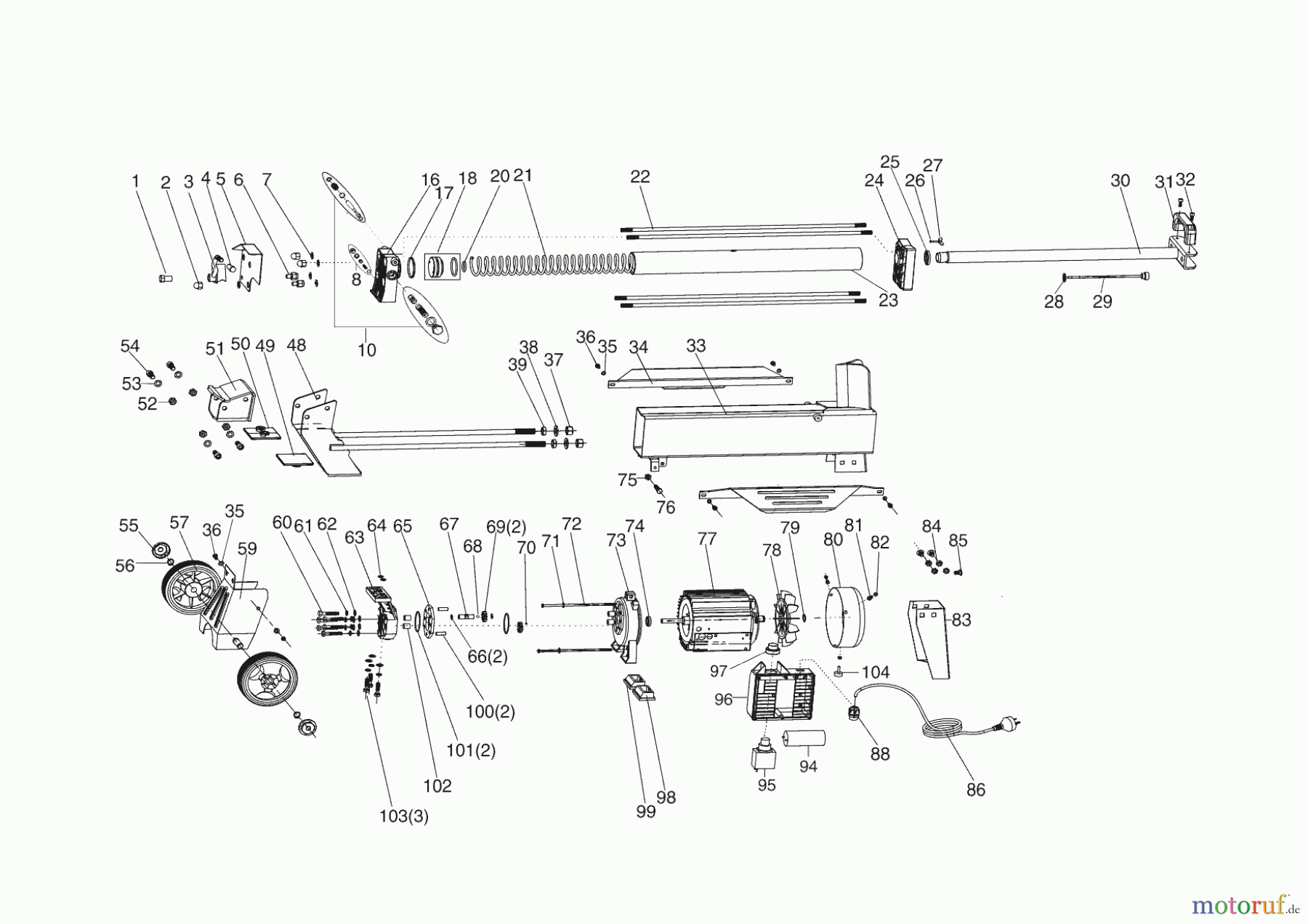 AL-KO Heimwerkertechnik Holzspalter LSH 4 04/2018 Seite 1