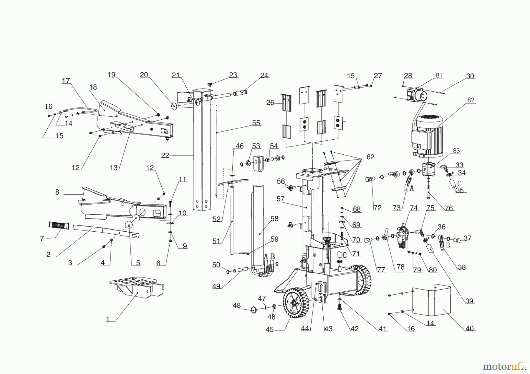 AL-KO Heimwerkertechnik Holzspalter LSV 6 04/2018 Seite 1