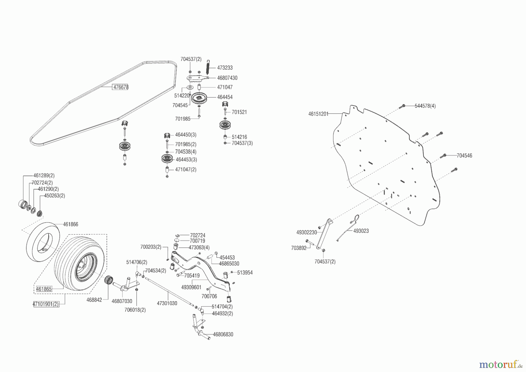  Solo by AL-KO Gartentechnik Rasentraktor T22-111.7 HDS-A V2 COMFORT   04/2018 - 04/2020 Seite 3