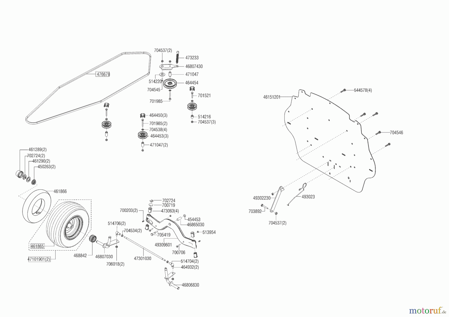  Solo by AL-KO Gartentechnik Rasentraktor T13-93.7 HDS-A COMFORT   ab 04/2018 Seite 3