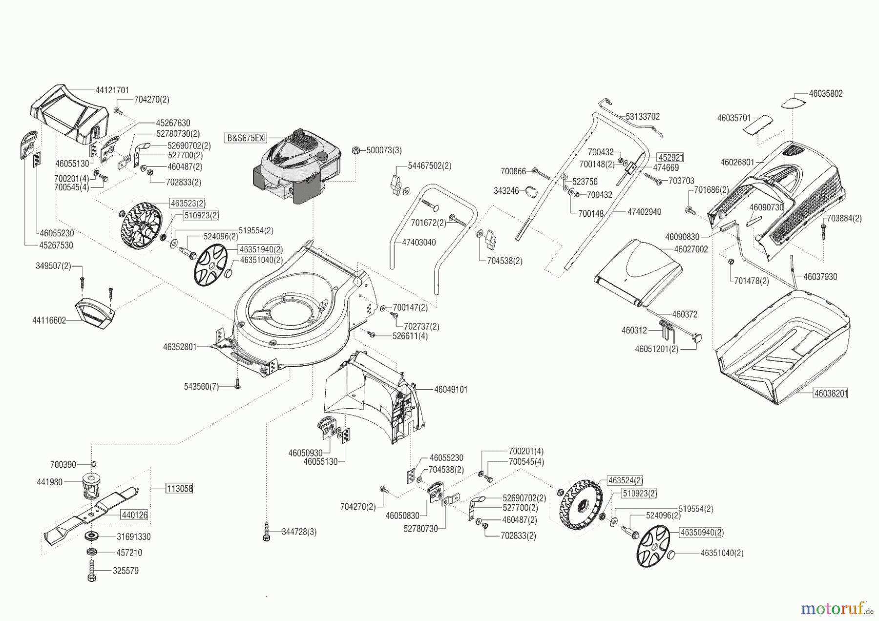 AL-KO Gartentechnik Benzinrasenmäher 5.18 P-B CLASSIC 05/2018 - 03/2019 Seite 1