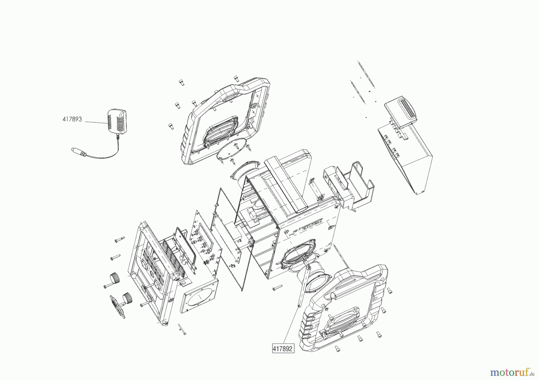 AL-KO Gartentechnik Zubehör Gartentechnik AKKU-BAUSTELLENRADIO WR 2000 EASY FLEX 12/2018 Seite 1
