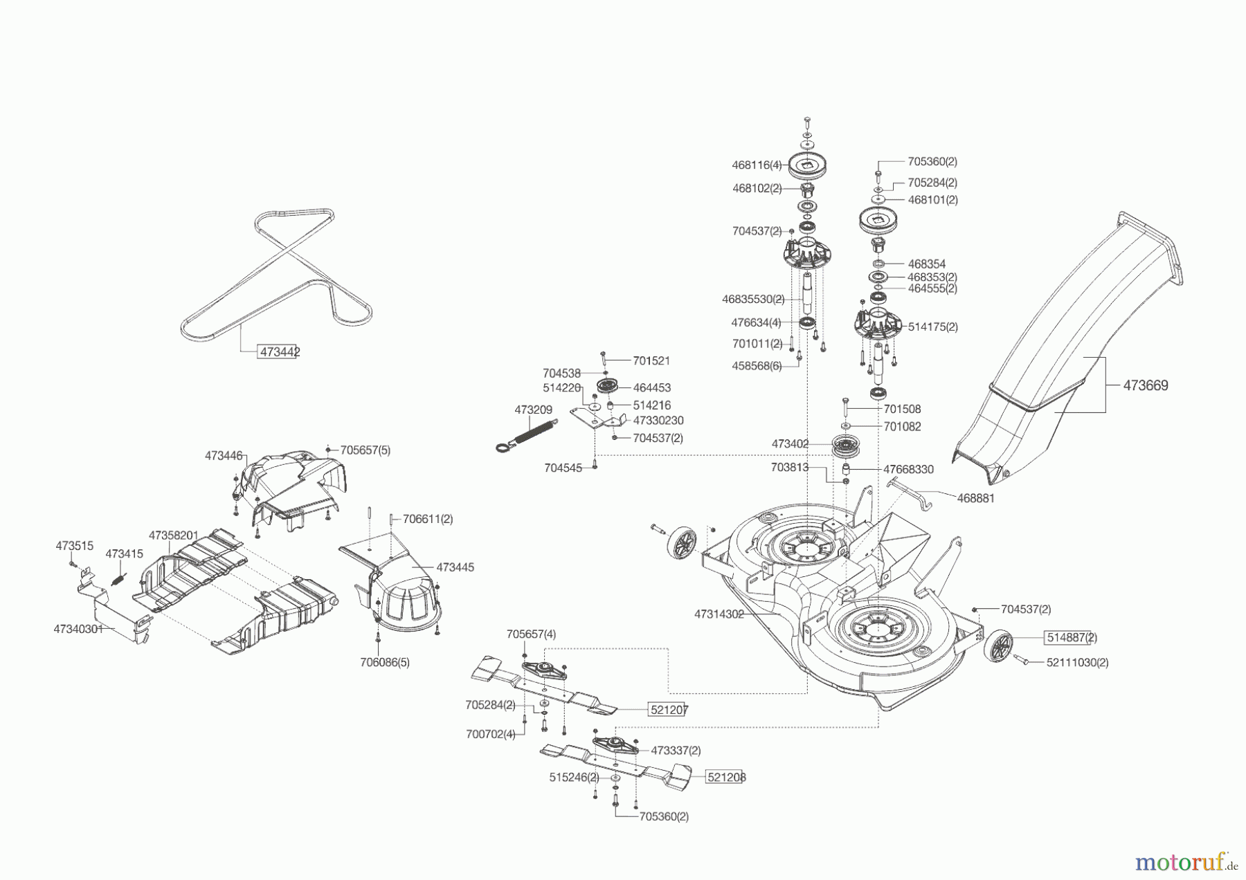 Solo by AL-KO Gartentechnik Rasentraktor T22-103.9 HD-A V2 01/2019 Seite 6