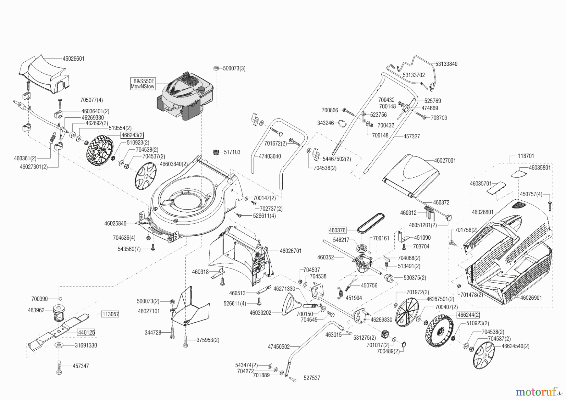 AL-KO Gartentechnik Benzinrasenmäher Plus 3 R 02/2019 Seite 1