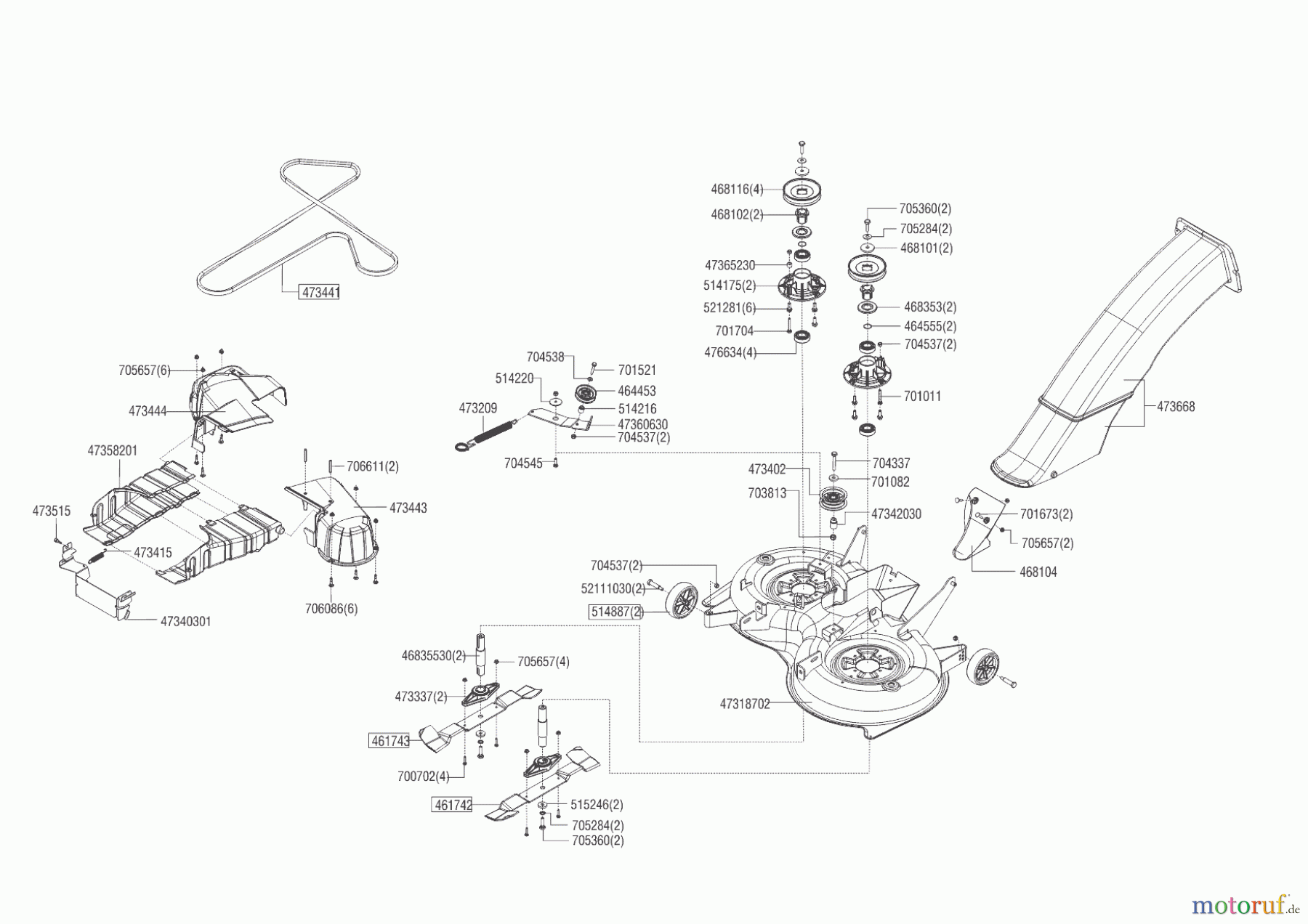 Solo by AL-KO Gartentechnik Rasentraktor T16-95.6 HD V2 02/2019 - 04/2020 Seite 6