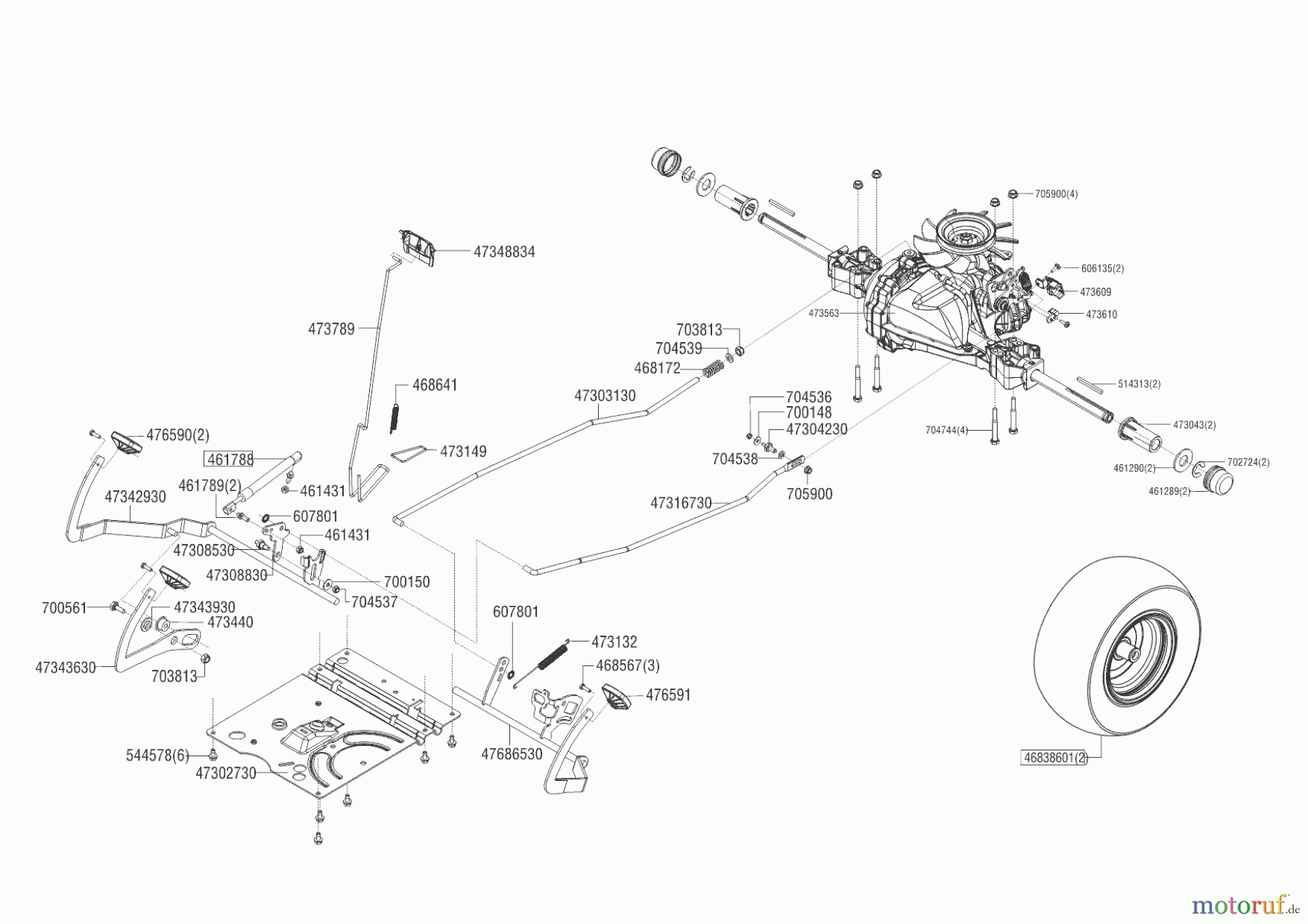  Solo by AL-KO Gartentechnik Rasentraktor T16-105.6 HD V2  02/2019 - 04/2020 Seite 4