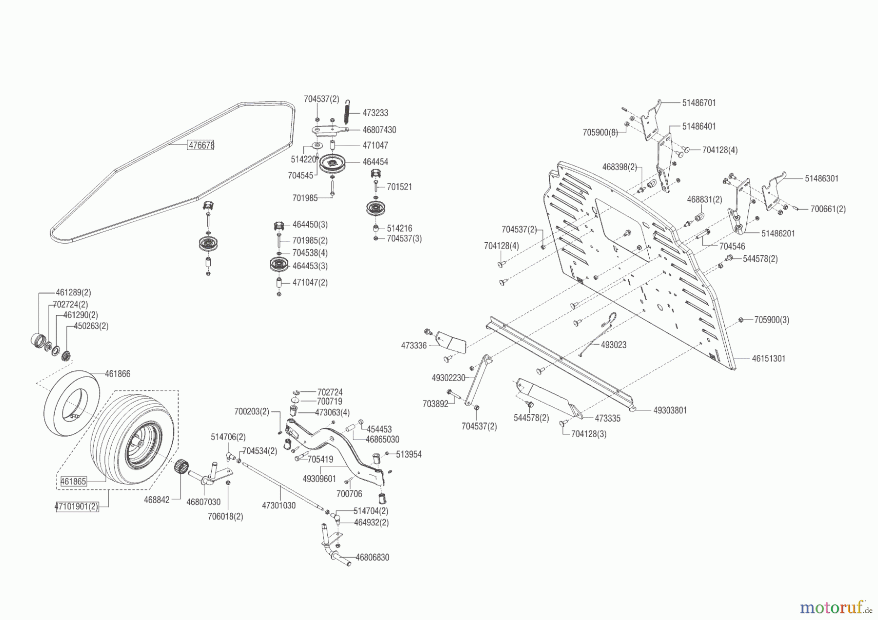 Solo by AL-KO Gartentechnik Rasentraktor T13-93.7 HD COMFORT 02/2019 - 04/2020 Seite 3