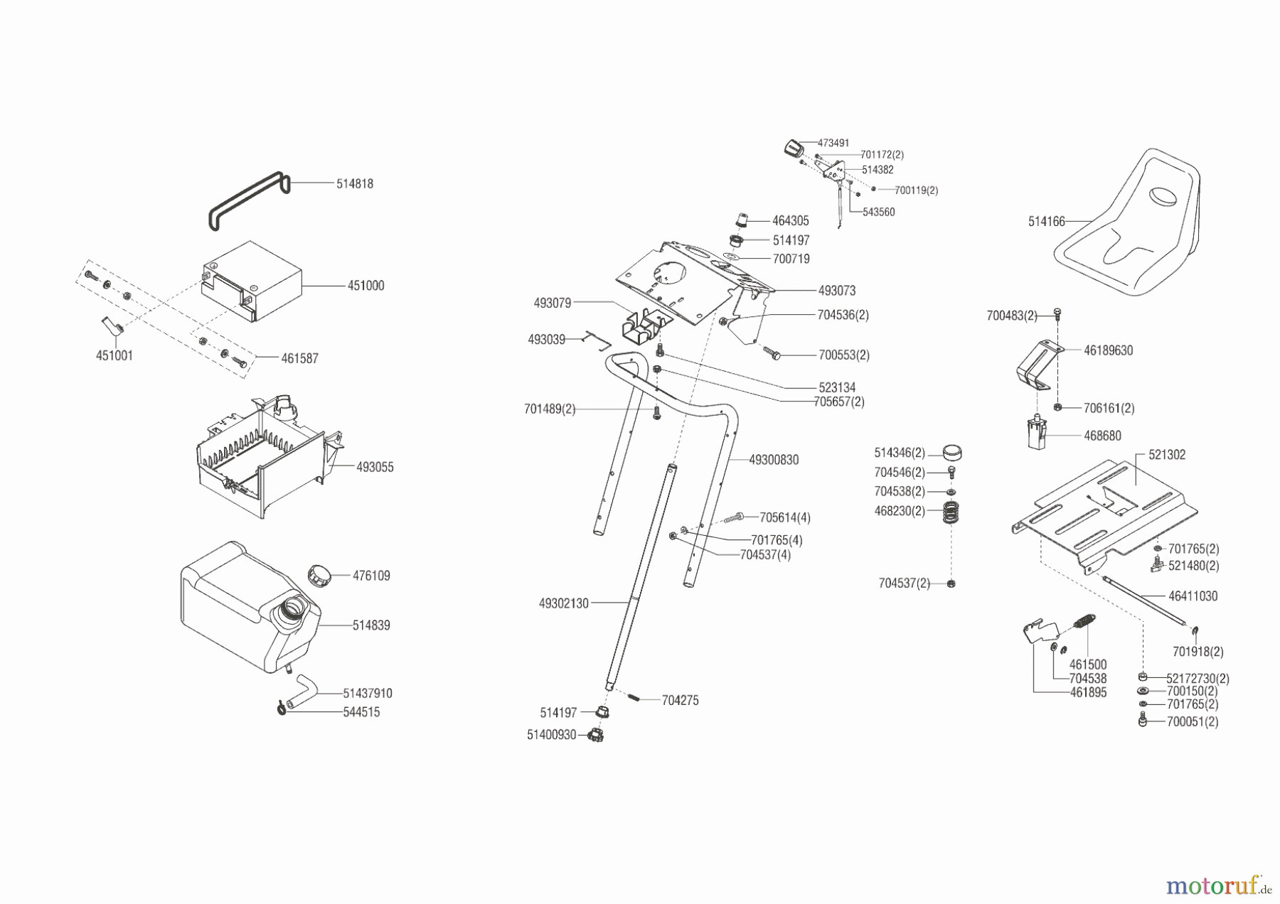 Solo by AL-KO Gartentechnik Rasentraktor T13-93.7 HD COMFORT 02/2019 - 04/2020 Seite 7