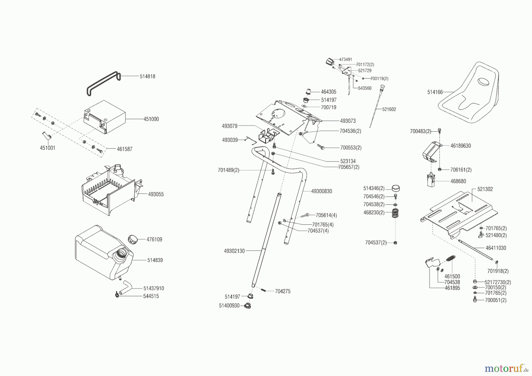 Solo by AL-KO Gartentechnik Rasentraktor T16-103.7 HD V2 COMFORT 02/2019 - 04/2020 Seite 7